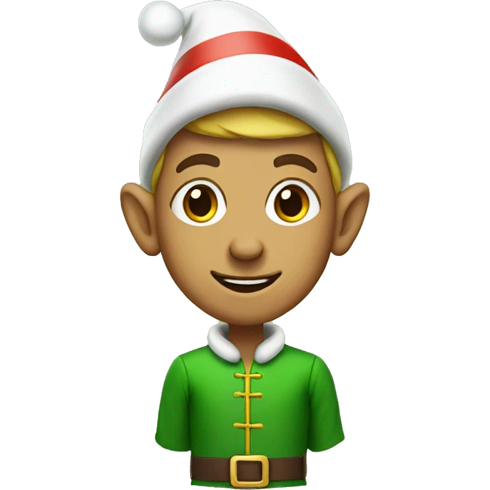 Christmas elf emoji