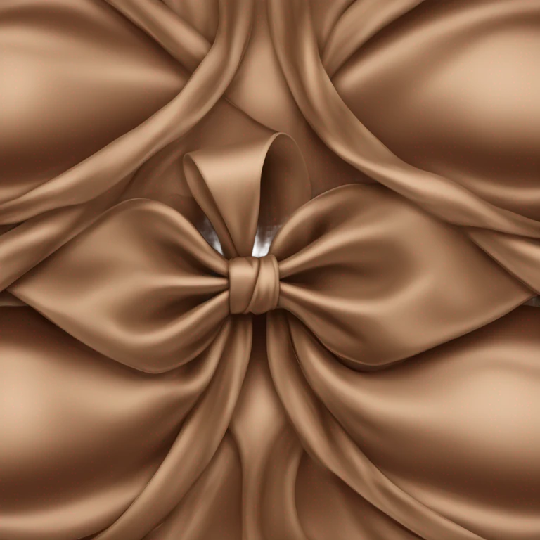 Brown bow emoji