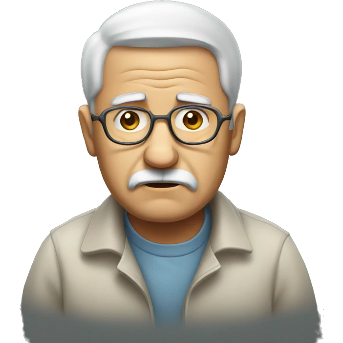 senior triste emoji