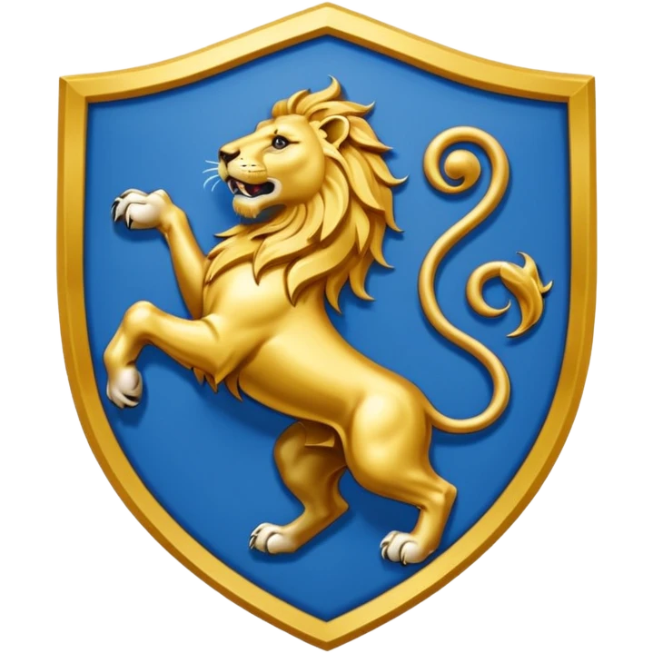 Lion rampant emoji like chelsea football team emoji