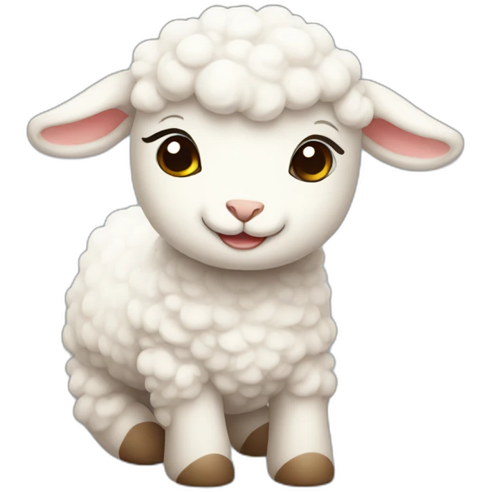 cute lamb emoji