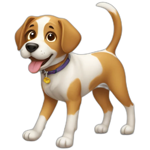 dog walking emoji