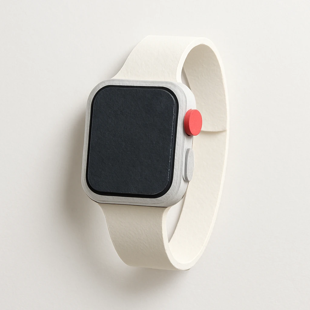 white apple watch emoji