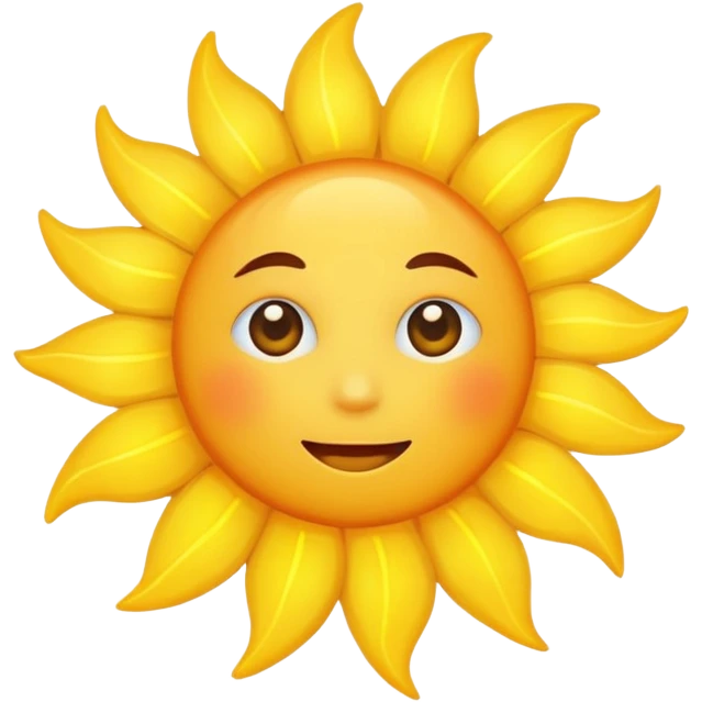 No it looks like a sun  emoji