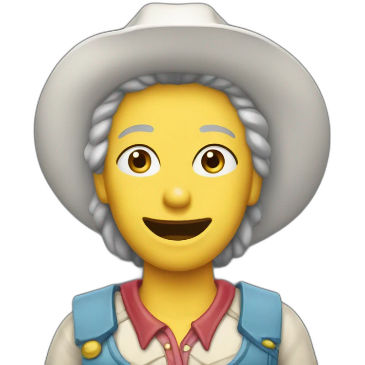 Marge faisant du rodeo emoji
