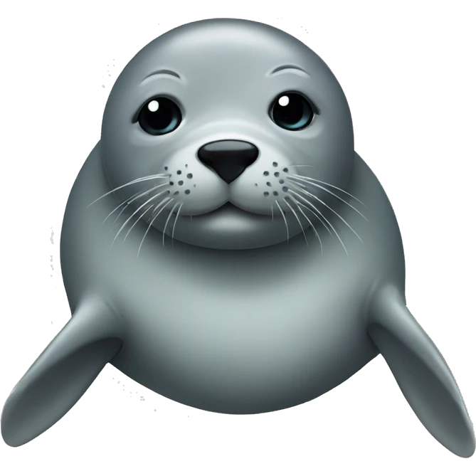 Seal with a bow emoji