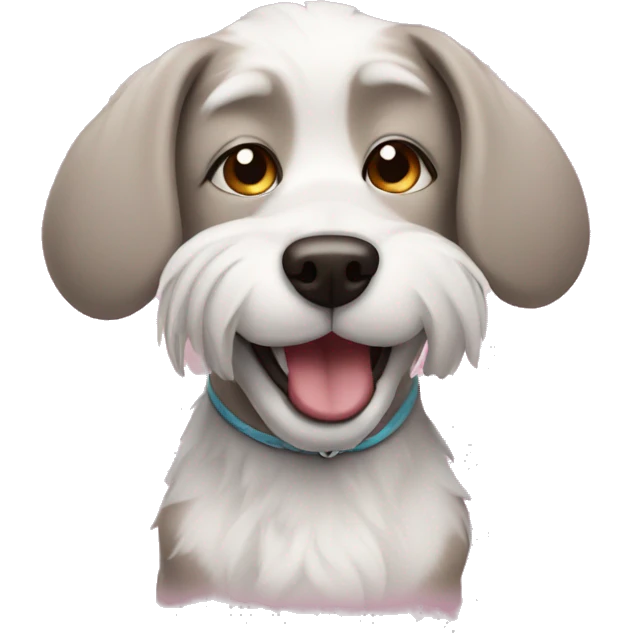 Coquette dog emoji