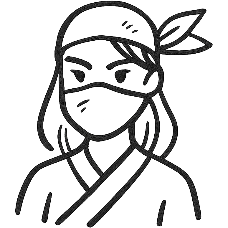 ninja woman emoji