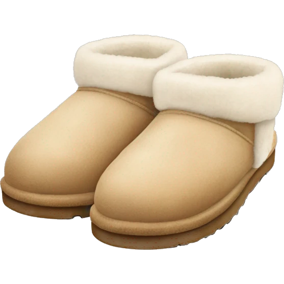 A pair of Ugg slippers emoji