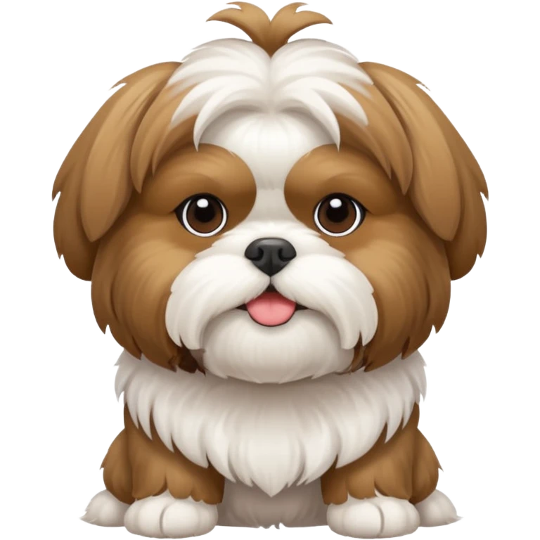 shih tzu getting groomed emoji