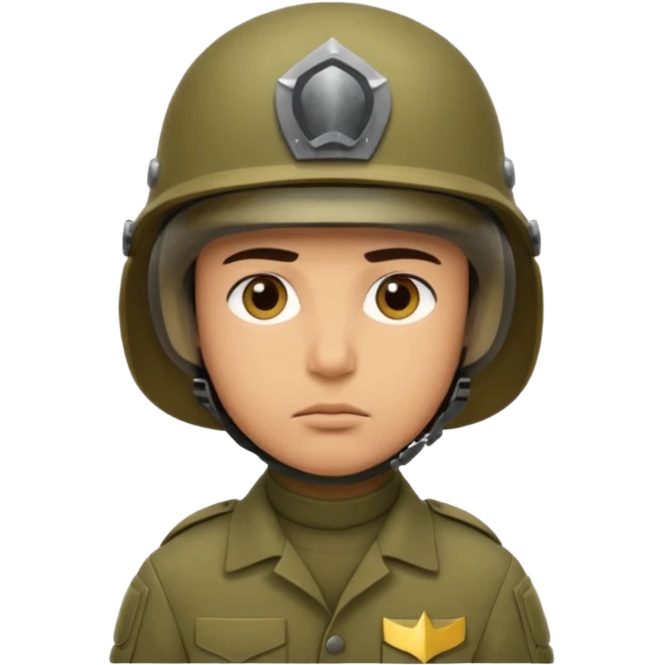 Quiero un soldado con su casco 🪖 emoji