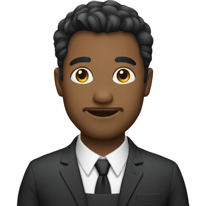 Man with suit  emoji