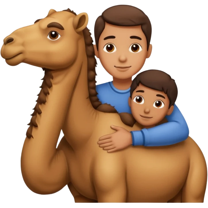 Camel hug emoji