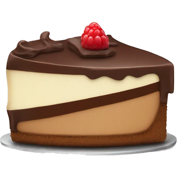 Chocolate cheesecake emoji