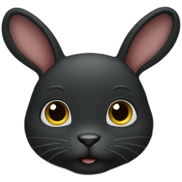 black-rabbit emoji