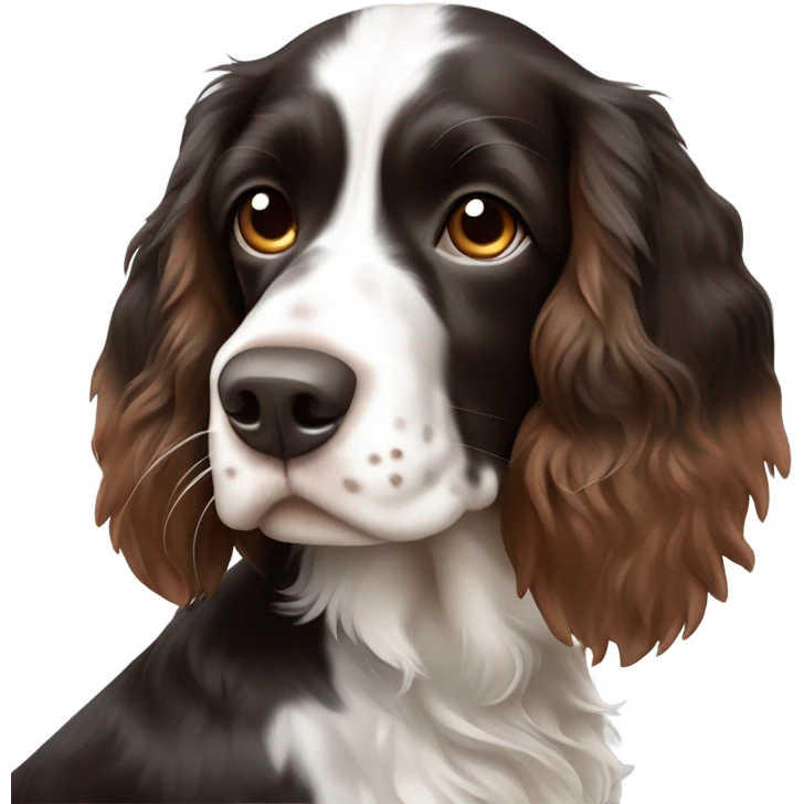 Tri-coloured Springer spaniel  emoji