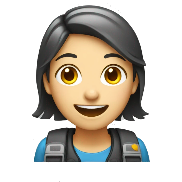 excited techician female emoji