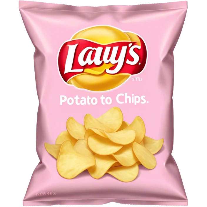 Light pink Lays emoji