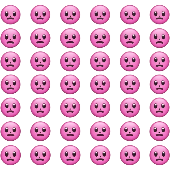 Mini emojis of pink stanley emoji