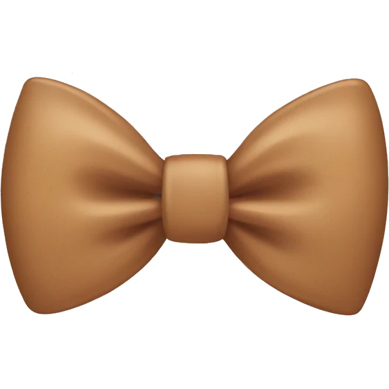 Light Brown bow  emoji
