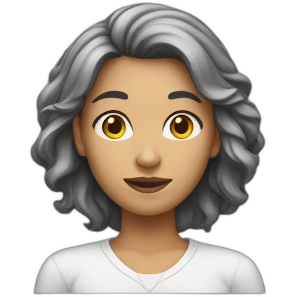 the upper part of a female emoji