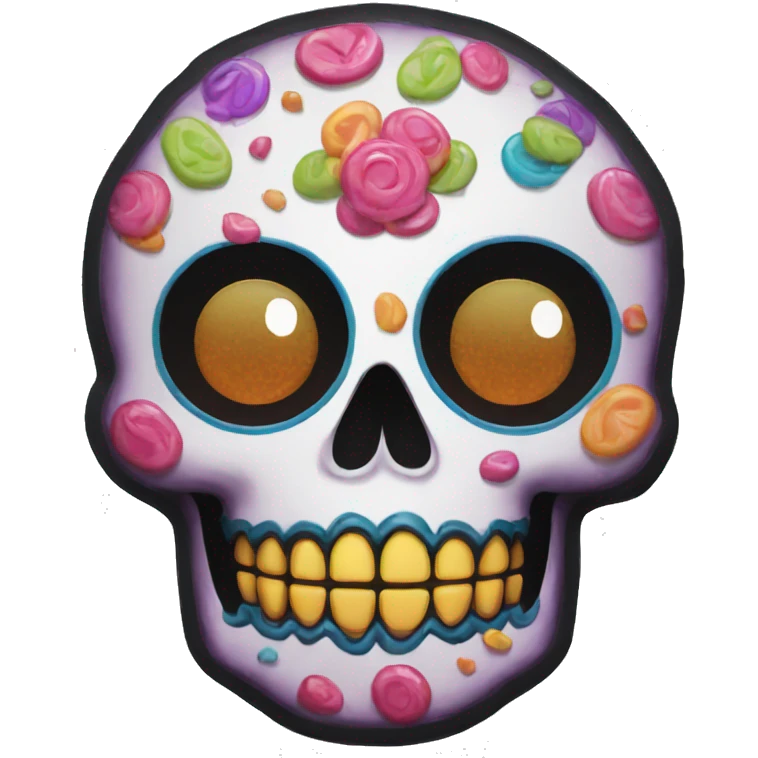 candy skull emoji