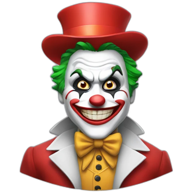 funny joker invite you to play emoji