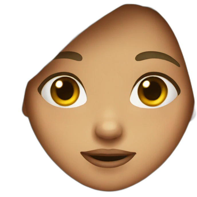 Girl blushing  emoji