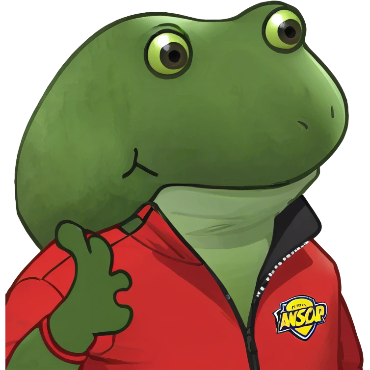 wearing a red nascar jacket with no words emoji