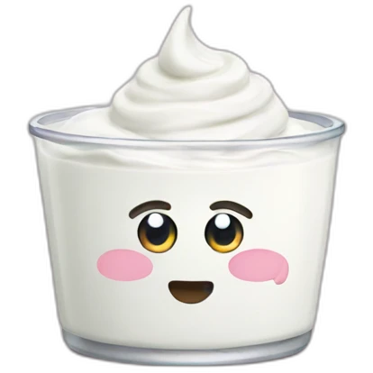 yoghurt emoji