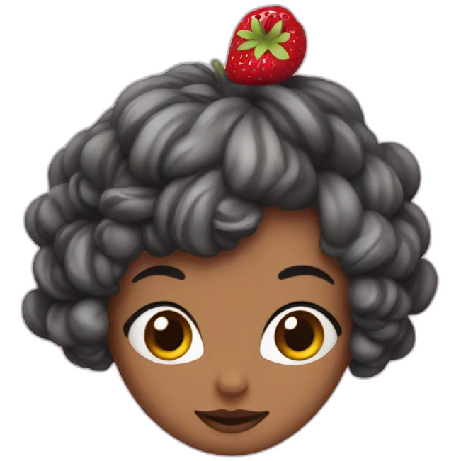 Fresa coquette emoji