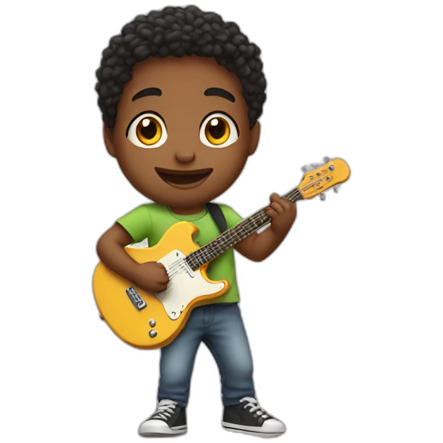 Special kids with music lo emoji