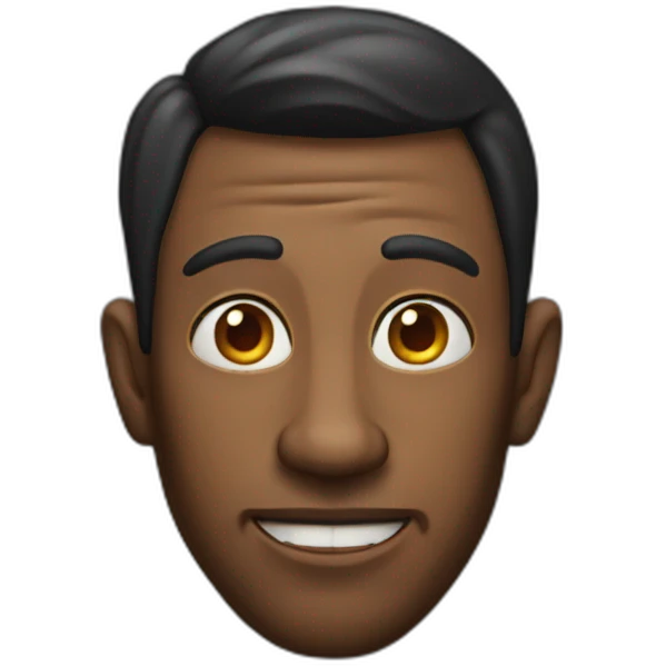 Man with freakishly gigantic ears emoji