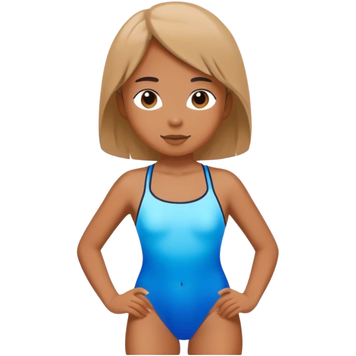 blue  swimsuit emoji
