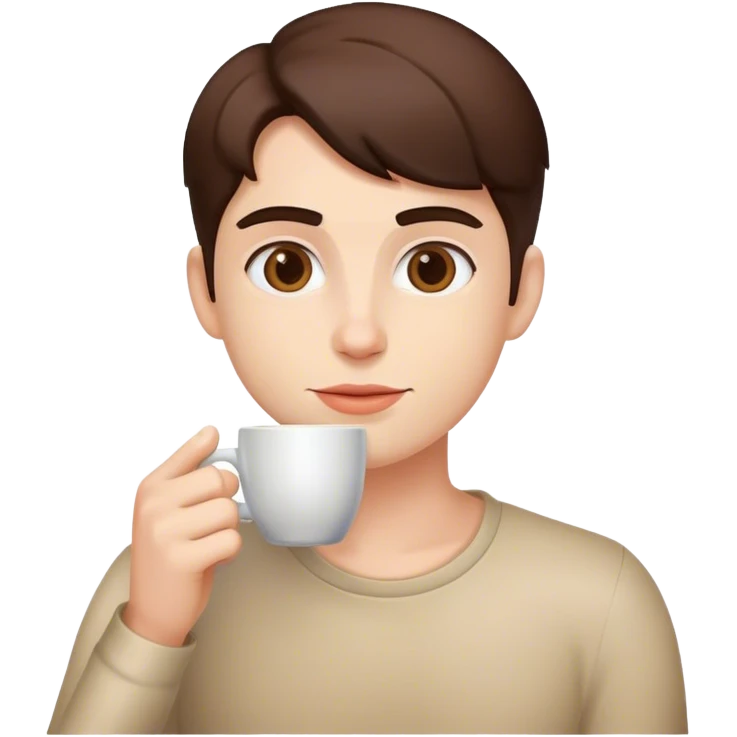 Me drinking coffee emoji