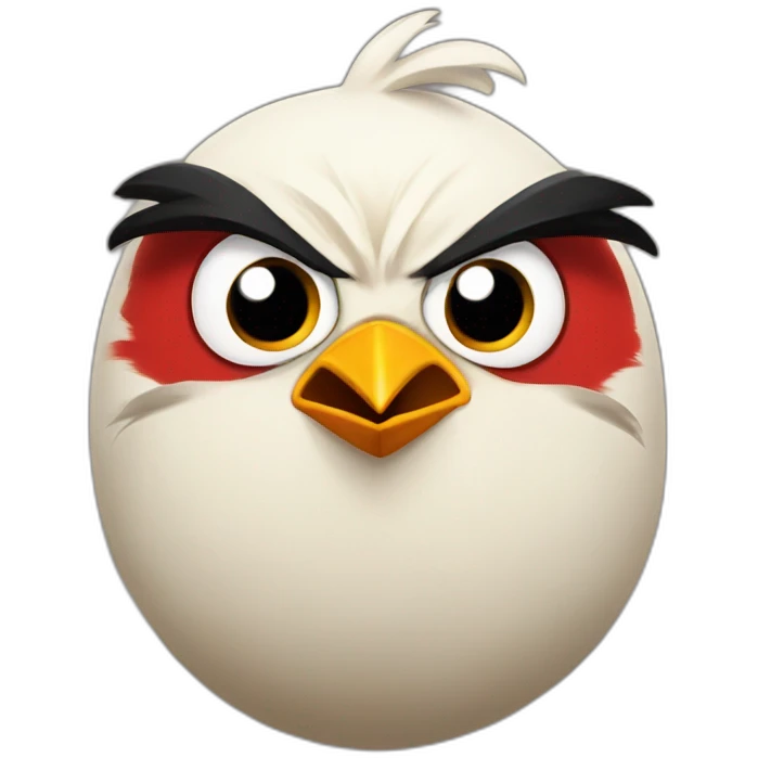 angry bird chuck  emoji