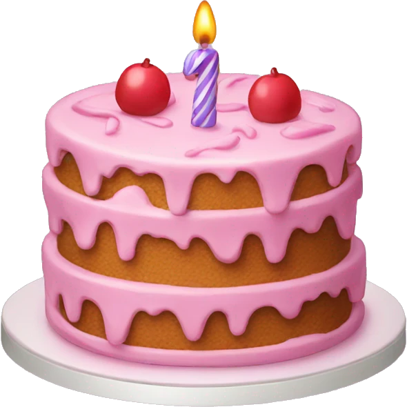 Birthday cake emoji