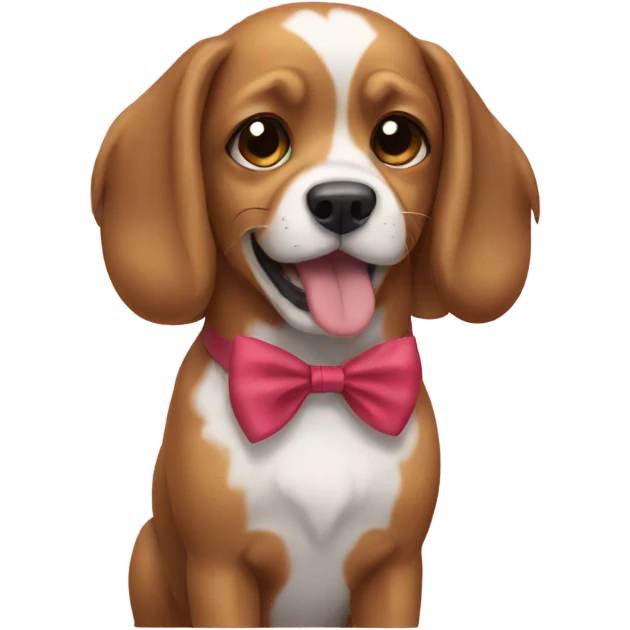 dog bow emoji