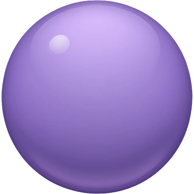 lavender sphere emoji