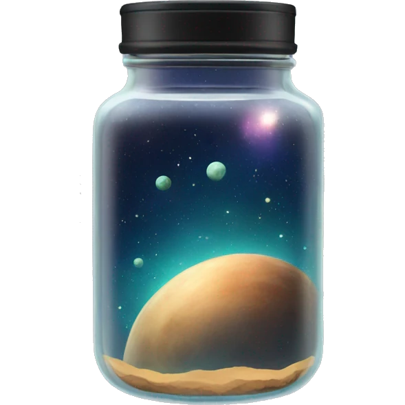 space in a jar emoji