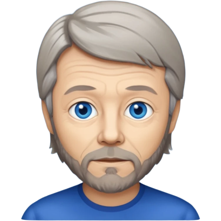 Björn Ulvaeus with dark blue eyes emoji