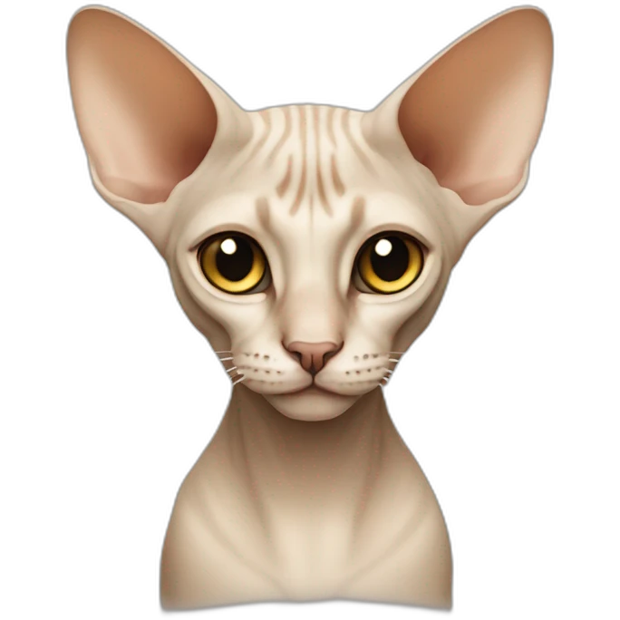 beige sphinx cat emoji