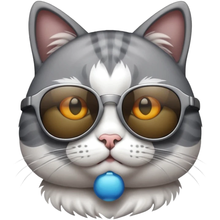 Cat wearing sunglasses emoji