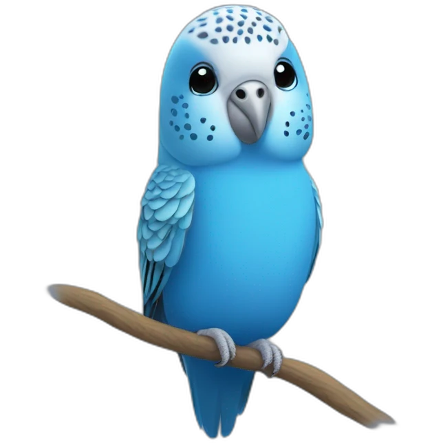 blue budgie emoji