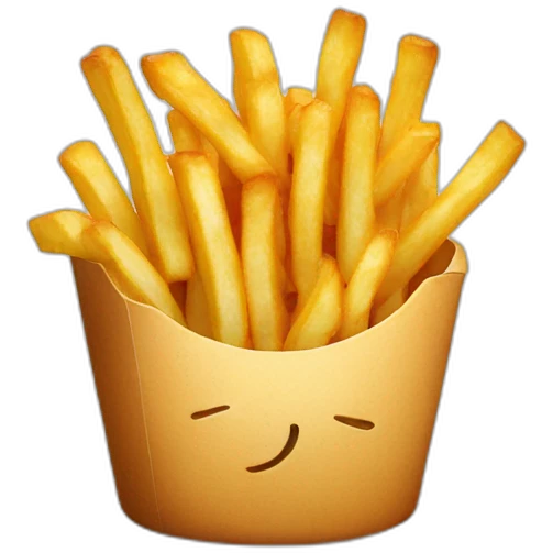 Fries-sauce emoji