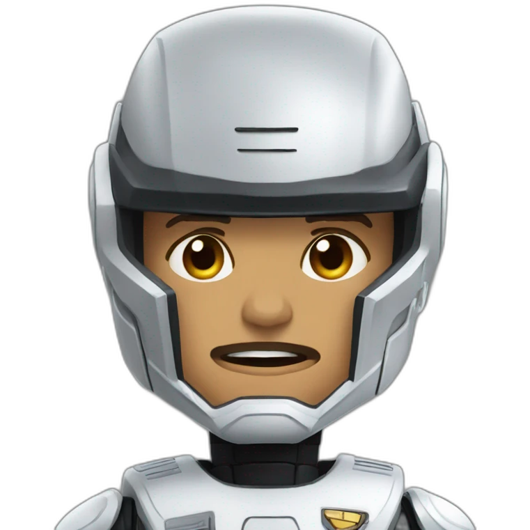 robocop-cry emoji