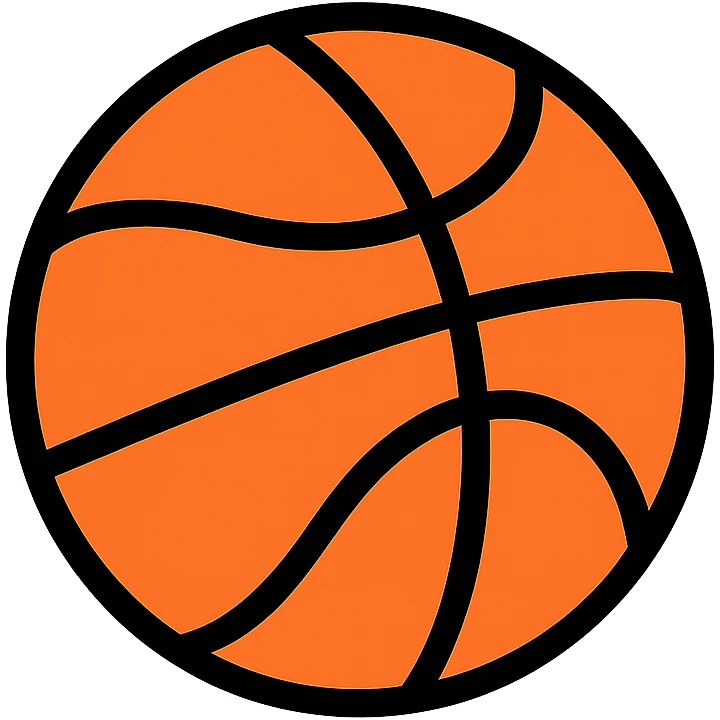 basketball, modern icon style, simple and bold, suitable for app or website use emoji