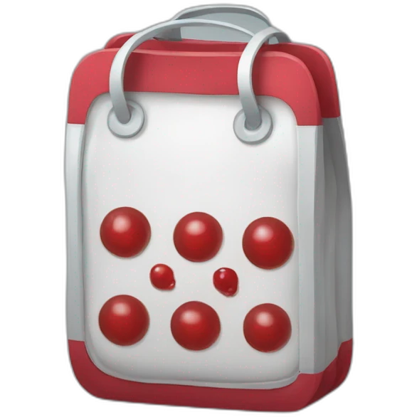 bag of transfusion emoji