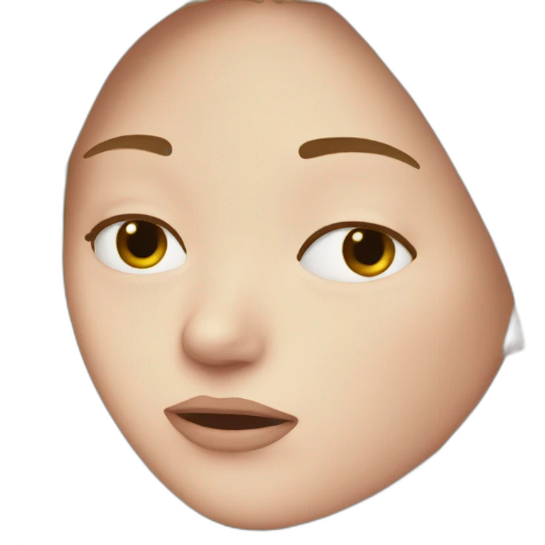 Tired white girl emoji