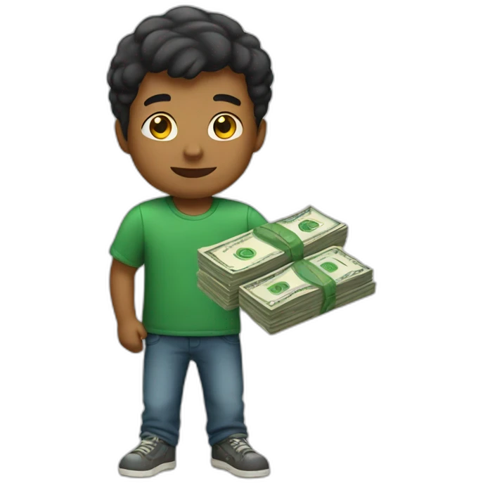 boy with money emoji